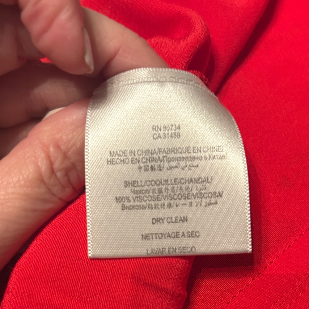 BCBGMaxAzria Red Emmlise Dress size small - Picture 5 of 5